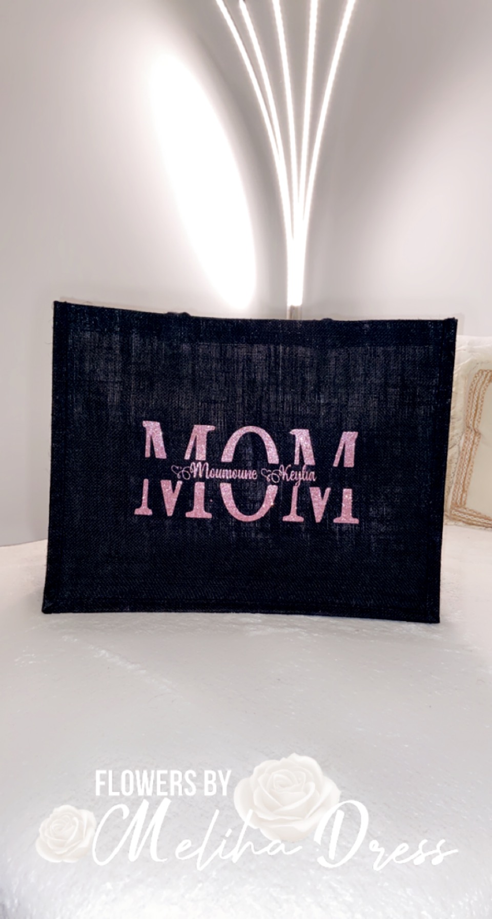 Sac en toile de jute L – Image 3