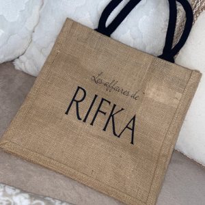 Sac en toile de jute M