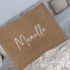 Sac en toile de jute L